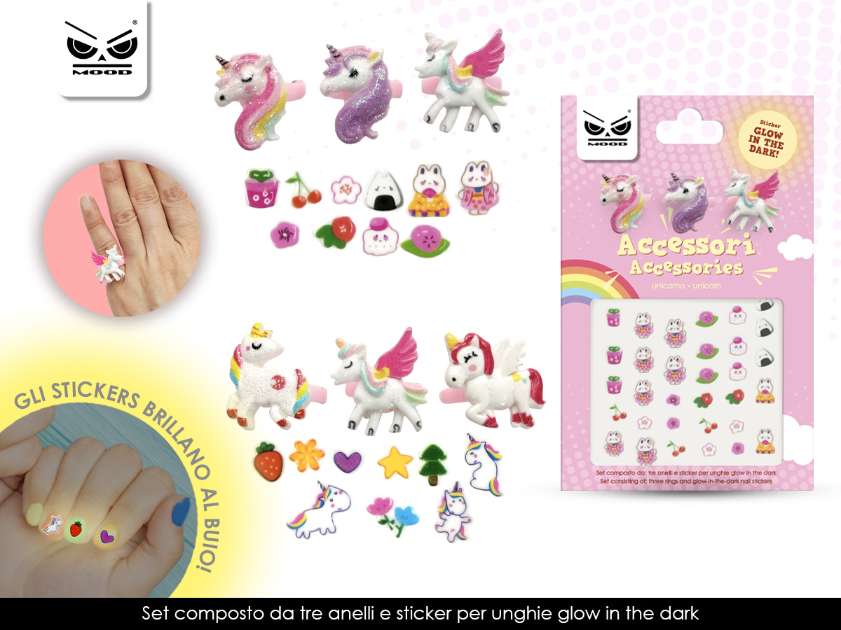 ACCESSORI ANELLI E STICKERS