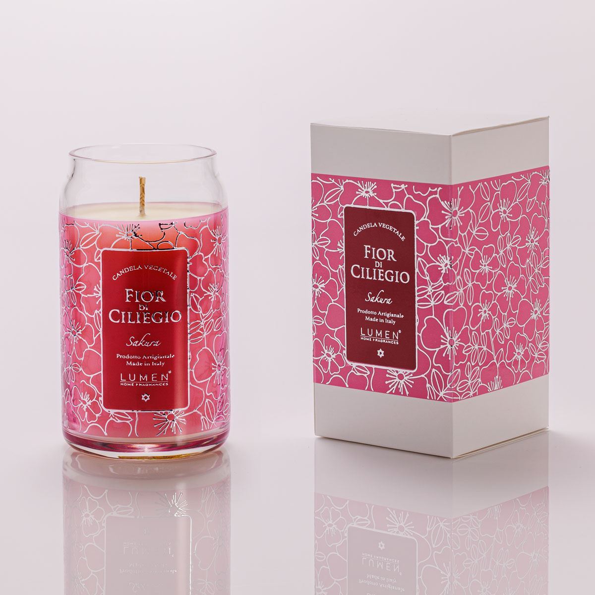 CANDELA VEGETALE FIOR DI CILIEGIO 300ML 